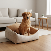 Лажак для собак і котів Айсберг коричневий №1 330х400х310