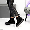 М'які чорні уггі челсі натуральна замша, фото 5