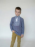 Дитяча вишиванка на джинсі СКРИПКА