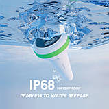 Бездротовий термометр для басейну INKBIRD IBS-P03R з дисплеєм, сонячною панеллю, датчиком TDS та EC, фото 7