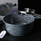 Каструля з кришкою Bohmann BH-7450-20CRM 20 см 2.2 л сіра, фото 4