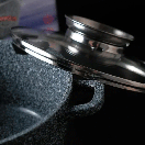 Каструля з кришкою Bohmann BH-7450-20CRM 20 см 2.2 л сіра, фото 5