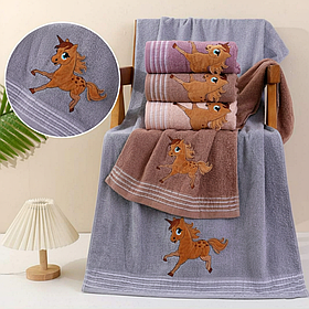 Рушники для кухні махрові Malloory Home Конячка 25х50 см 20 шт. в упаковці