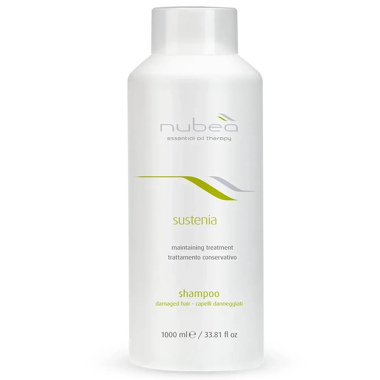Шампунь для пошкодженого волосся Nubea Sustenia, 1000 мл