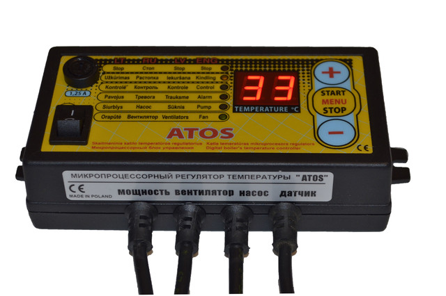 Автоматика для твердотопливного котла Atos