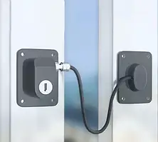 Замок безпеки для дітей та вікон Чорний