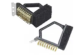 Щітка для чищення барбекю CD-15A із пластиковою ручкою