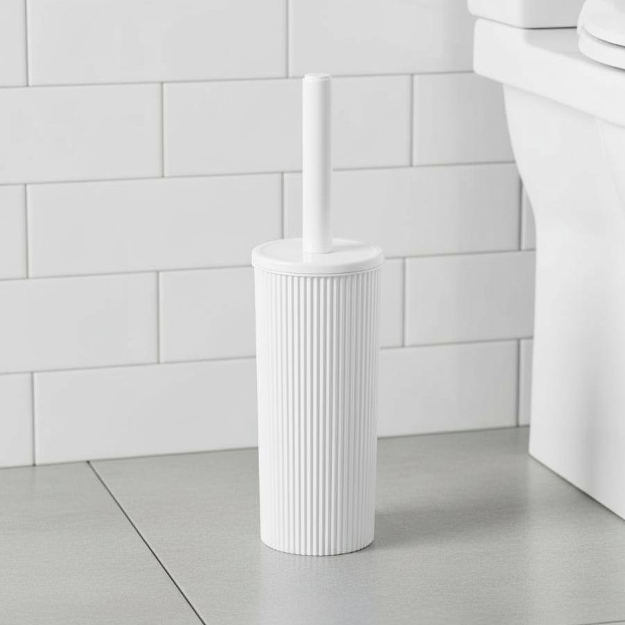 Йоржик для унітаза високий білий WC LINE CZ-018 Ozer