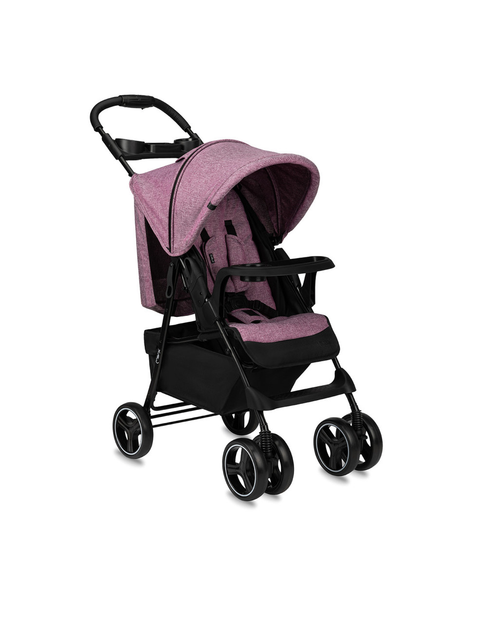 Прогулянкова коляска MoMi ISLA Melange Pink, фото 1