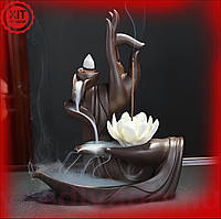 VDD Керамічна підставка для Lite Pro пахощів RESTEQ Водоспад «Рідкий дим», Backflow, 165×78×212 мм, д VDD11-S