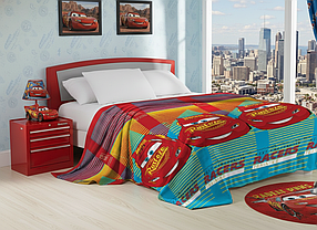 Плед з мікрофібри Велсофт Тачки найкращий гонщик 160х210 см