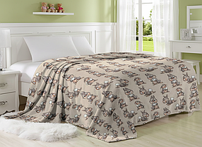 Плед із мікрофібри Велсофт Маленькі зайчики 160х210 см