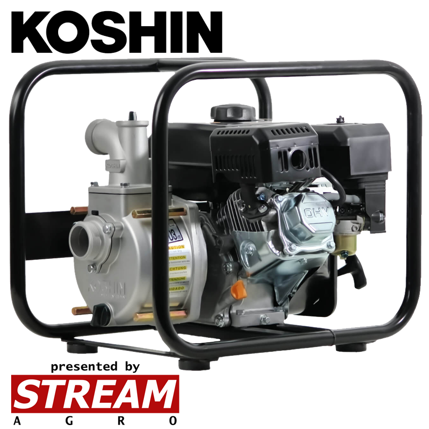 Мотопомпа Koshin для середньозабрудненої води, 580 л/хв (2"), фото 1