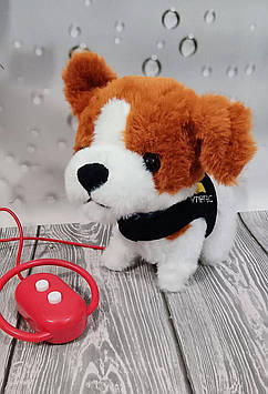 Іграшка собака Супер Пес M 5834-1 музична інтерактивна іграшка з поводком-пультом