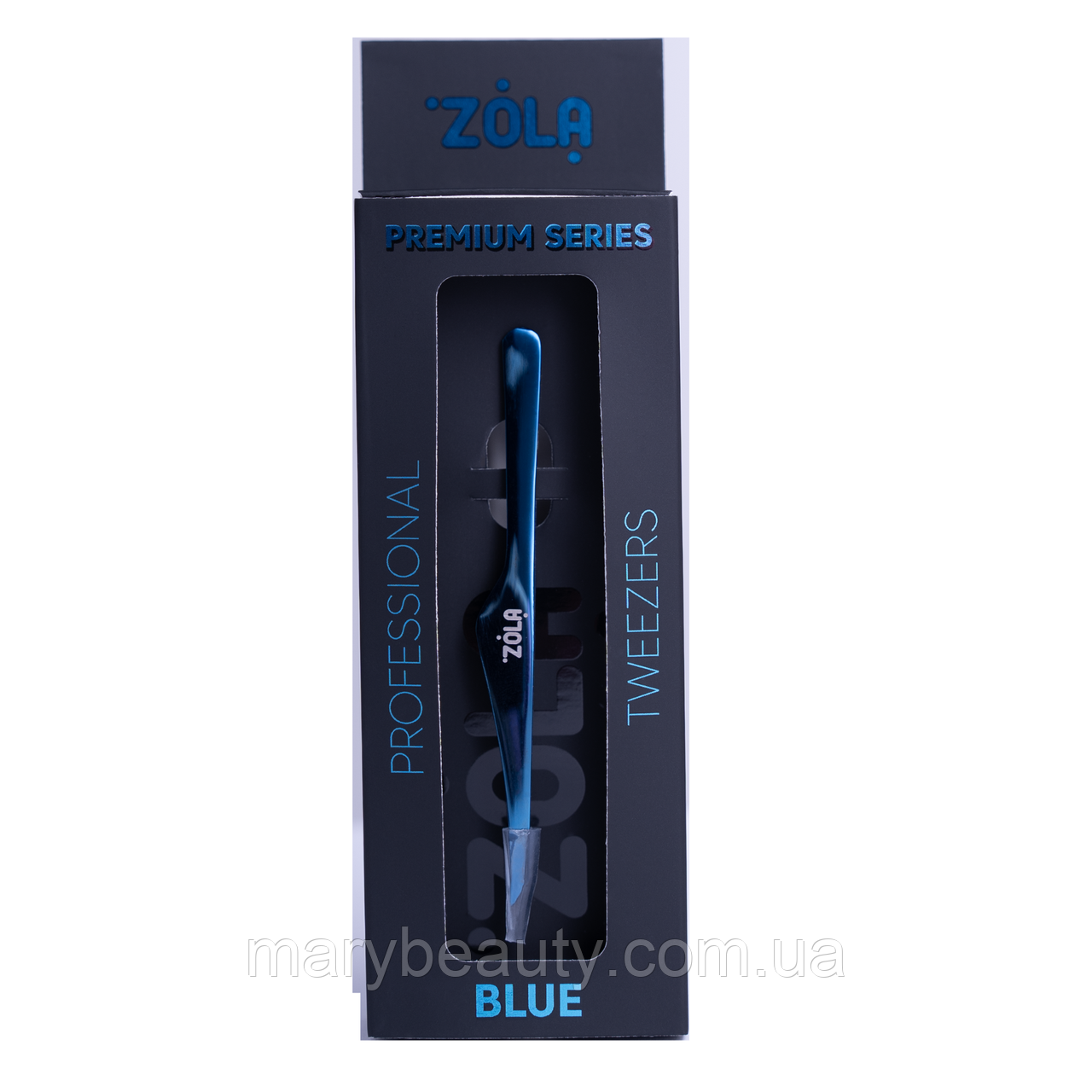 ZOLA Пінцет професійний преміум серія BLUE, фото 1