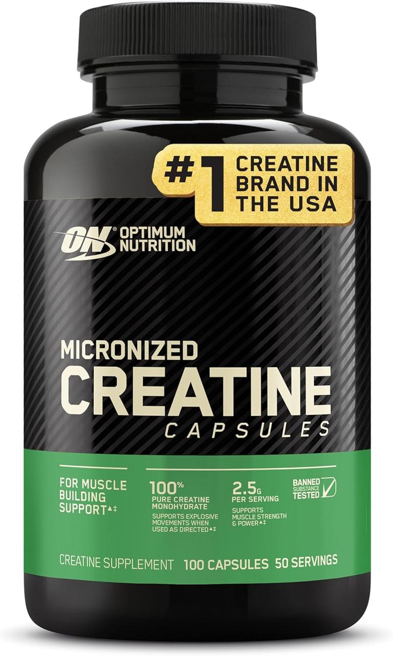 Optimum Nutrition Micronized Creatine 100 капсул, фото 1