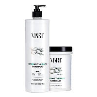 Набір VIART with Keratin & Argan Oil шампунь і маска для фарборваного і пошкодженого волосся, 2x1000 мл