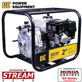 Мотопомпа BE для середньозабрудненої води, 600 л/хв (2")