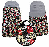 Теплий конверт на флісі Дісней Мінні Baby Go для коляски та санок 1000088 solve