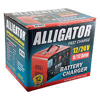 Зарядний пристрій для автомобільного акумулятора олив'яних АКБ Alligator 12/24В 8/20А 48/220А·год (AC809)