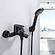 Змішувач для ванни Lidz Latwa 006 (з душовим гарнітуром) (k35) LDLAT006BLA45419 Black, фото 8