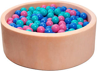 Сухий басейн із кульками 200 шт. рожевий Diego