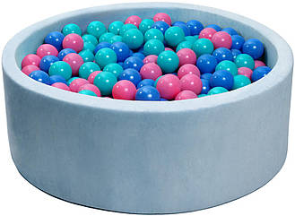 Сухий басейн із кульками 200 шт. світло-блакитний Diego