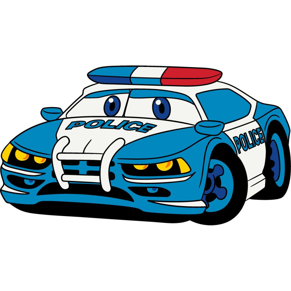 Розпис по полотну "Поліцейська машинка" Art Craft 15072-AC 25х30 см, фото 1