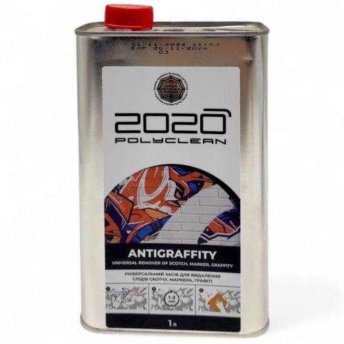 Універсальний засіб для видалення слідів скотчу, маркера, графіті "Polyclean ANTIGRAFFITY", 1 л, фото 1