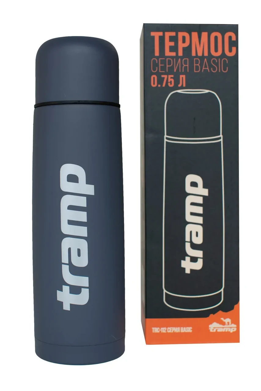 Термос Tramp Basic 0.75 л Серый TRC-112 (нержавейка, до 12 часов)
