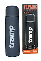 Термос Tramp Basic 0.75 л Сірий TRC-112 (неірж, тримає до 12 годин), термос питний для чаю та кави
