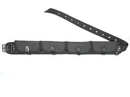 Патронташ на пояс закритий на 24 патрони 12 калібру (oxford 600d, чорний)