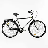 Велосипед міський Corso "Liner" LN-28108 (1) одношвидкісний, сталева рама 21’’, багажник