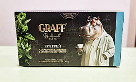 Чай Graff Ерл Грей 20 пакетів чорний