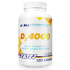 Вітамін D3 4000 IU ALLNUTRITION — 120 таблеток | Підтримка імунітету та кісток