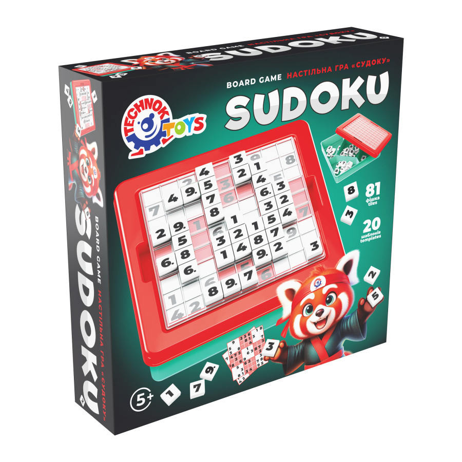 Настільна гра Судоку для дітей ТехноК 2956, фото 1