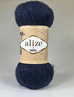 Пряжа Alize 3 SEASON 58 темно-синій