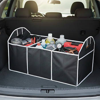 Сумка органайзер у багажник авто 54x33x32,5см / Складний органайзер у машину / Автомобільний органайзер для багажника