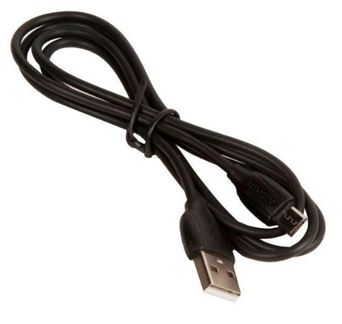 USB micro borophone x19 BX19 чорний кабель 1м, фото 1
