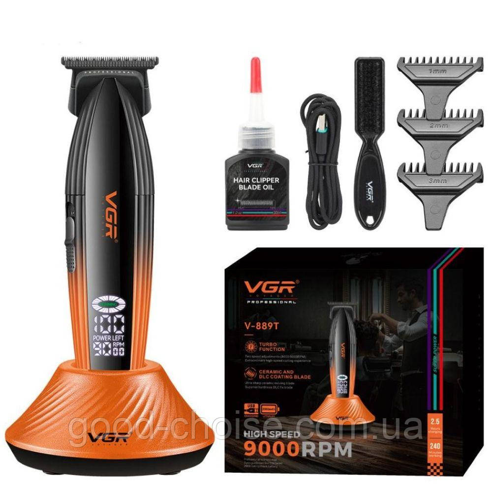 Тример VGR V-889 T 4-в-1 / Тример для бороди / Професійний тример / Чоловічий тример, фото 1