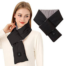 Термошарф USB-3 / Електричний шарф для шиї з живленням від повербанку