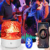 Лампа з ефектом водяної хвилі + Колонка і Пульт, від USB / LED світильник нічник / Проектор світильник настільний, фото 8