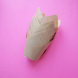 Форма паперова для випічки Тюльпан карамельна 50х55/80 мм, 10 шт