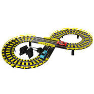 Автотрек 0809 Паралельні гонки, PlaySmart, траса 239 см з 2 машинками на пульті від мережі, фото 3