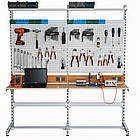 Слюсарний верстат СМ ТИП 1-1900-1500-500, верстат для монтажу, верстак металевий, монтажний верстат на СТО, фото 3