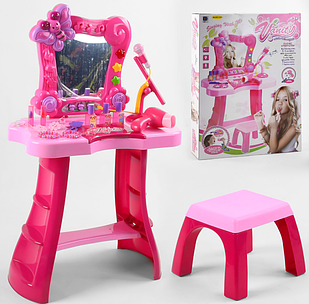 Трюмо з 15 аксесуарами світло, звук, мікрофон, стільчик