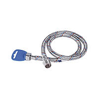 Шланг для воды оплетка нержавейка SD Plus 80 см 1/2"ВН, Thermo Alliance, Китай