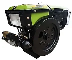 Дизельний двигун JD green (10 к.с./ 7,35 кВт) ДД190ВЕ-Б, фото 1