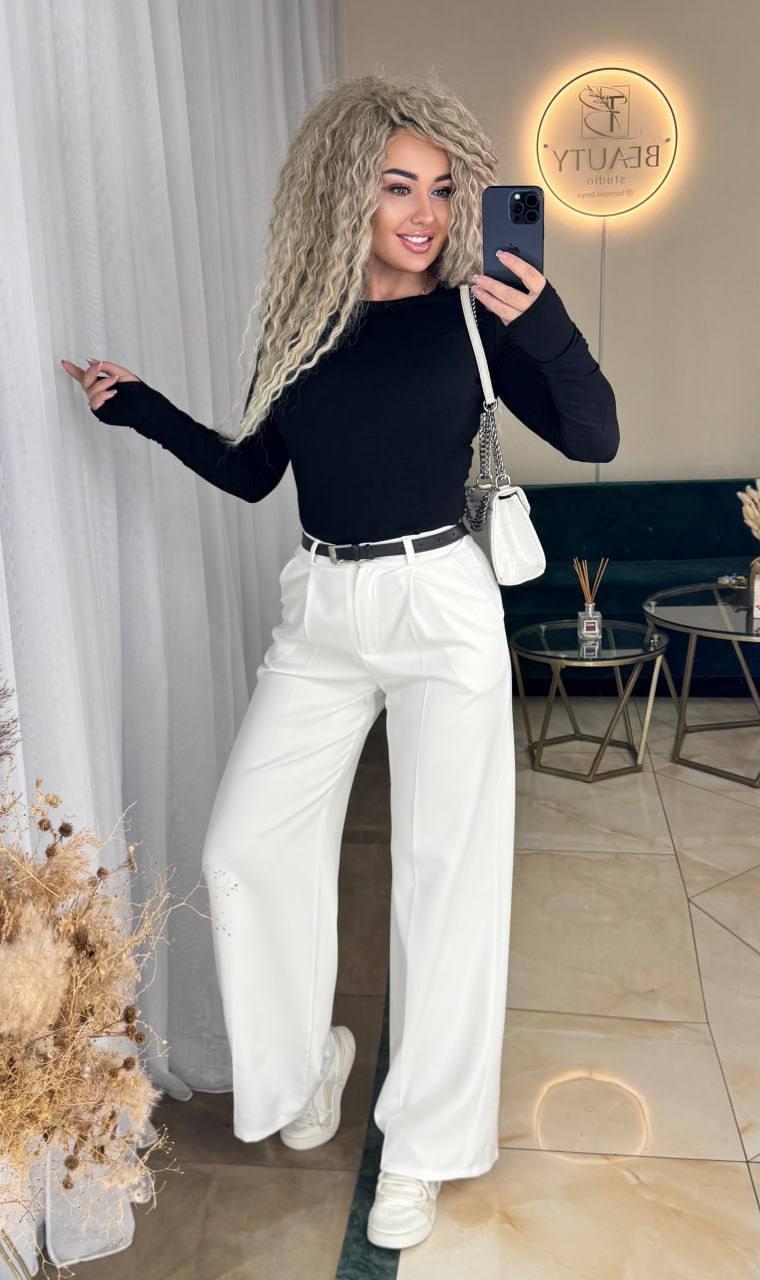 Штани з поясом для милих дам "Костюмка". Розміри: 42, 44, 46, 48, фото 1