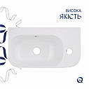 Раковина Qtap Tern 450х250х158 White QT1711H02RW, фото 4